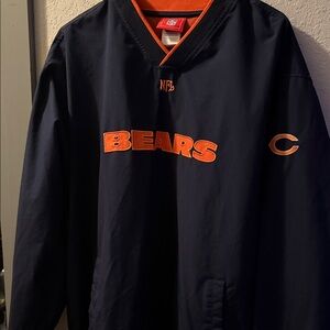 NFL Bears Navy and Orange Pullover